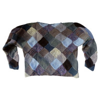 Issey Miyake Maglia in lana patchwork