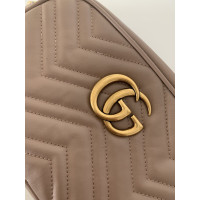 Gucci Marmont Bag Leer in Huidskleur