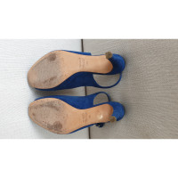 The Seller Sandals Suede in Turquoise