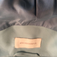 Wunderkind Jacket/Coat Leather in Turquoise
