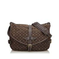 Louis Vuitton Saumur aus Canvas in Braun