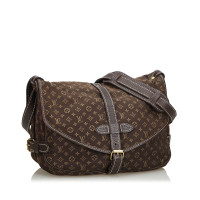 Louis Vuitton Saumur aus Canvas in Braun