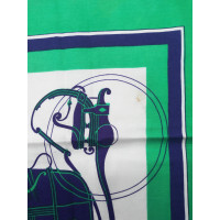Hermès Schal/Tuch aus Seide in Grün
