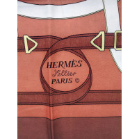 Hermès Carré 90x90 aus Seide in Braun