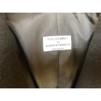 Philosophy Di Alberta Ferretti Jacket/Coat Wool in Black
