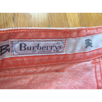 Burberry Jeans in Cotone in Arancio