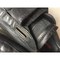 Prada Trainers Leather in Black