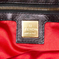 Fendi Shoulder bag Suede in Black