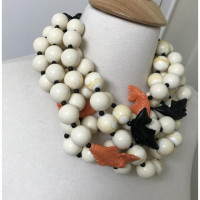 Angela Caputi Necklace in Cream