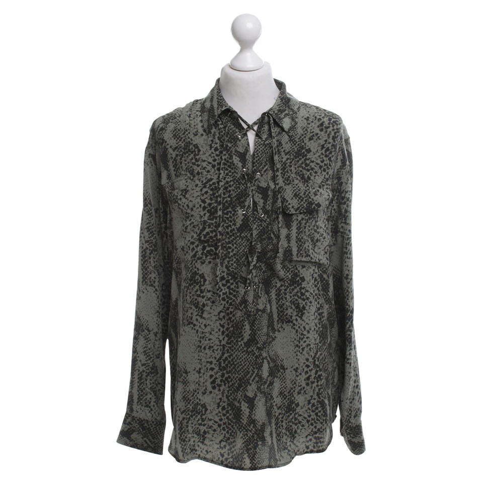 Equipment Blouse with animal print