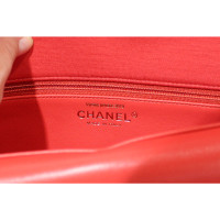 Chanel Classic Flap Bag en Jersey en Rouge