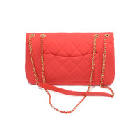 Chanel Classic Flap Bag Jersey in Rood