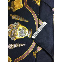 Hermès Sjaal Zijde in Zwart