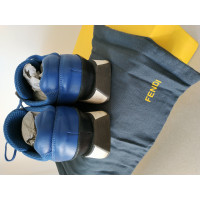 Fendi Sneaker in Pelle in Blu