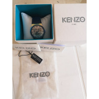 Kenzo Armbanduhr aus Stahl in Blau