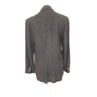 Max Mara Jacket/Coat Linen in Grey