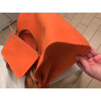 Hermès Herbag in oranje