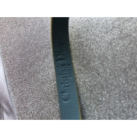 Christian Dior Armreif/Armband aus Leder in Blau