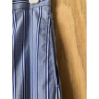 Balenciaga Paio di Pantaloni in Cotone in Blu
