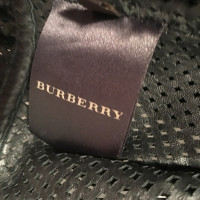 Burberry Zwarte leren jas