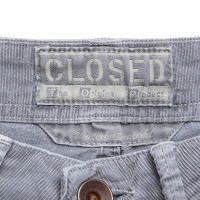 Closed Corduroy broek in grijs