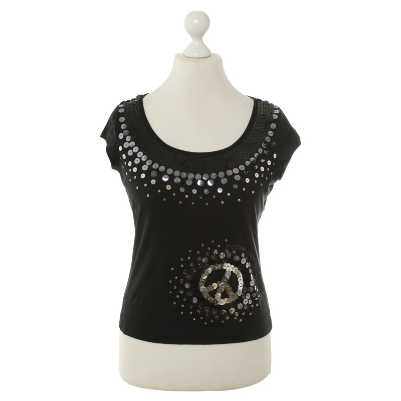 Moschino Cheap And Chic Top met pailletten