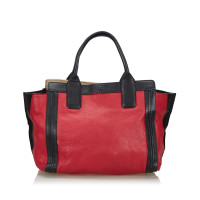Chloé Tote Bag aus Leder in Rot