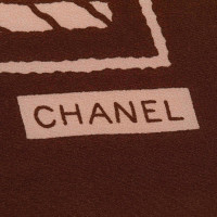 Chanel Scarf/Shawl Silk in White