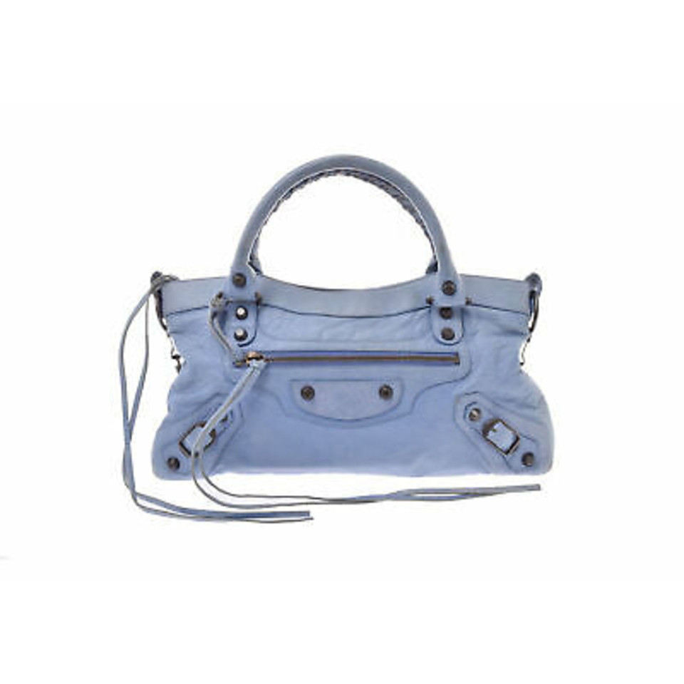 Balenciaga Borsetta in Pelle in Blu