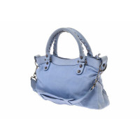 Balenciaga Handtasche aus Leder in Blau