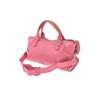 Balenciaga Sac à main en Cuir en Rose/pink