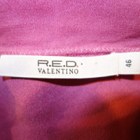 Red Valentino Seiden-Tunika in Pink