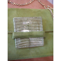 Fratelli Rossetti Handtasche aus Wildleder in Grün