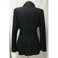 Yves Saint Laurent Jacket/Coat Wool in Black