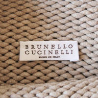 Brunello Cucinelli Tricot en Coton en Marron