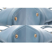 Prada Vernice Promenade Bag en Cuir en Bleu