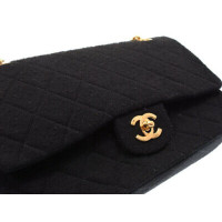 Chanel Classic Flap Bag Suede in Black