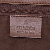 Gucci Tote Bag aus Canvas in Braun