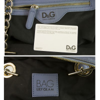 Dolce & Gabbana Borsetta in Tela in Blu
