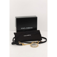 Dolce & Gabbana Gürtel aus Canvas in Schwarz