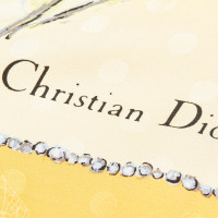 Christian Dior Sciarpa in Seta in Giallo
