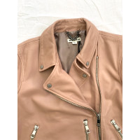 Whistles Jacket/Coat Leather in Nude