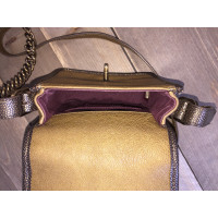 Chanel Umhängetasche aus Leder in Braun