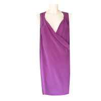 Hugo Boss Kleid aus Seide in Violett