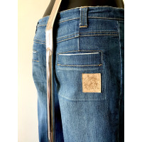 Just Cavalli Trousers Jeans fabric in Blue