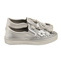Christian Dior Trainers Leather in Silvery