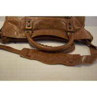 Balenciaga Shopper Leather in Brown