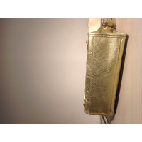 Balenciaga Umhängetasche aus Leder in Gold