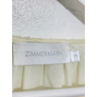 Zimmermann Top Cotton in Cream