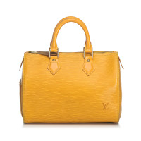 Louis Vuitton Speedy aus Leder in Gelb
